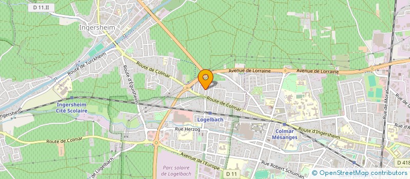 localisation de l'entreprise MADAME LAETITIA ZIMMERMANN  INGERSHEIM