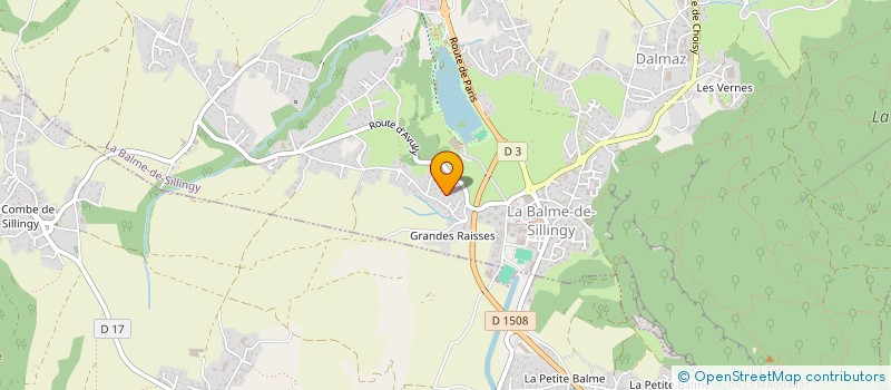 localisation de l'entreprise MADAME LAETITIA ZIMMERMANN  LA BALME-DE-SILLINGY