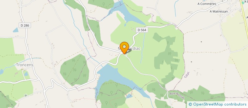 localisation de l'entreprise MADAME LAETITITA BOURDETTE  MONPARDIAC