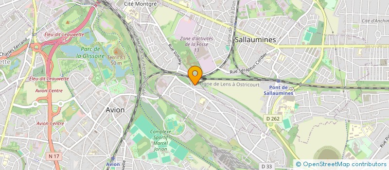 localisation de l'entreprise MADAME LAETITITA HERCHUELZ  AVION