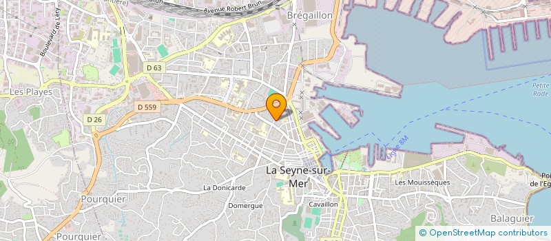 localisation de l'entreprise MADAME LAETITTIA ARANJO à LA SEYNE-SUR-MER