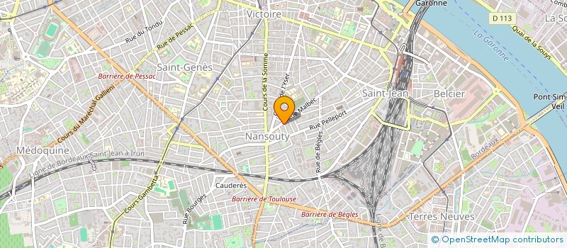 localisation de l'entreprise MADAME LAETIZIA DAHERON  BORDEAUX