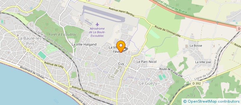 localisation de l'entreprise MADAME LAETIZIA MARCILLE à LA BAULE-ESCOUBLAC
