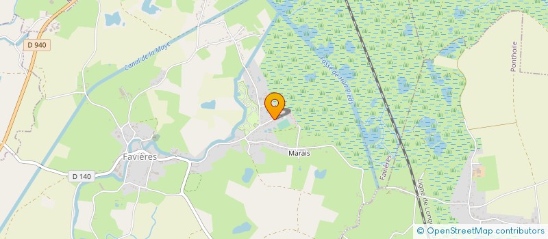 localisation de l'entreprise MADAME LAETTIA DELABY  FAVIERES