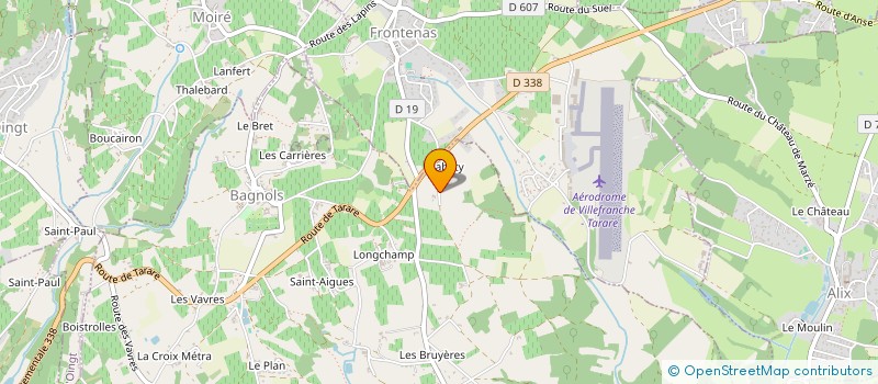 localisation de l'entreprise MADAME LAETTIA LUBAC  BAGNOLS