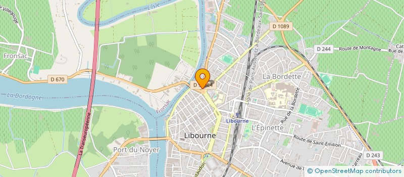 localisation de l'entreprise MADAME LAFONT TERMES à LIBOURNE
