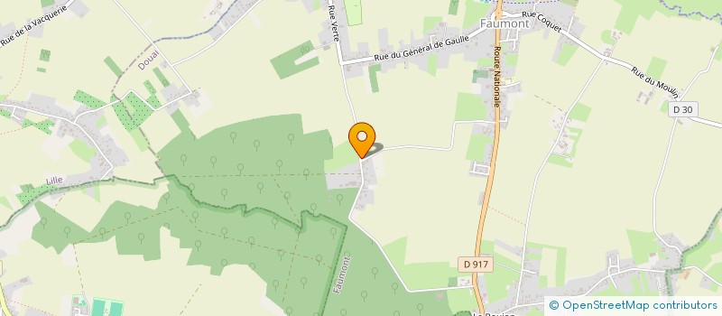 localisation de l'entreprise MADAME LAGACHE TIRMONT  FAUMONT