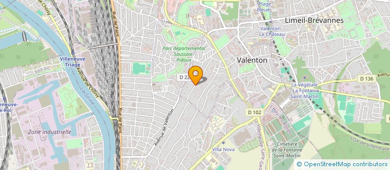 localisation de l'entreprise MADAME LAHCEN HOCINE à VALENTON