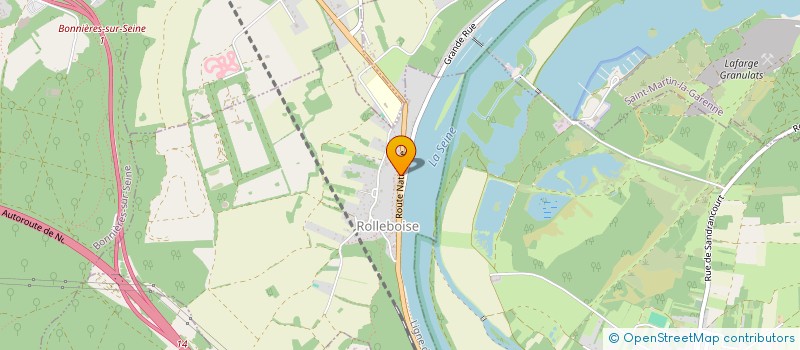 localisation de l'entreprise MADAME LAHCENE BELLMALENE  ROLLEBOISE