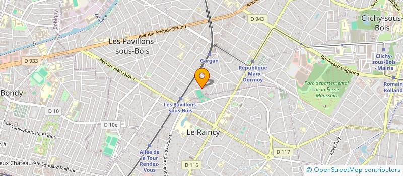 localisation de l'entreprise MADAME LAHGA MESSAOUDI  LIVRY-GARGAN