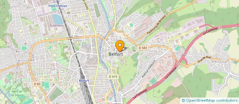 localisation de l'entreprise MADAME LAHILA MELLIT à BELFORT