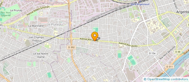 localisation de l'entreprise MADAME LAHMAID KHADIJA  ARGENTEUIL