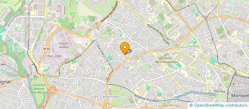 localisation de l'entreprise MADAME LAHORE TOGBA à MONTPELLIER