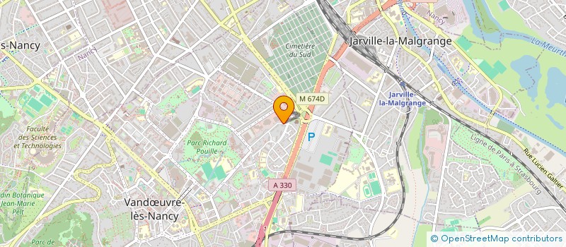 localisation de l'entreprise MADAME LAHOUA PEPE à VANDŒUVRE-LES-NANCY
