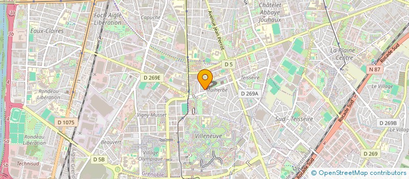 localisation de l'entreprise MADAME LAHOUARIA BENMORSLI  GRENOBLE