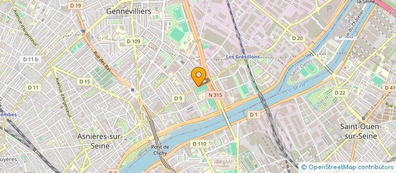localisation de l'entreprise MADAME LAHOUCINE JELLOUL à GENNEVILLIERS