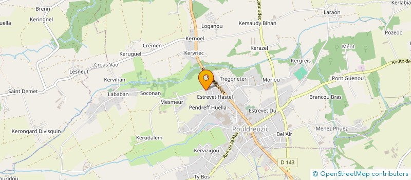 localisation de l'entreprise MADAME LAIA-JEANNE LETRA-TEIXEIRA  POULDREUZIC