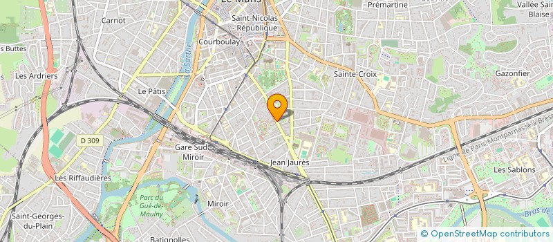 localisation de l'entreprise MADAME LAIA RODRIGUEZ CABRERA  LE MANS