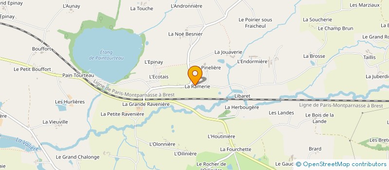 localisation de l'entreprise MADAME LAIDA LANGLAIS  ERBREE