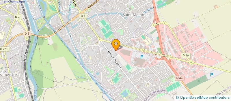 localisation de l'entreprise MADAME LAIKEN TELEMACQUE  CHALONS-EN-CHAMPAGNE