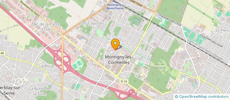 localisation de l'entreprise MADAME LAILA ABDI à MONTIGNY-LES-CORMEILLES
