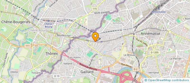 localisation de l'entreprise MADAME LAILA AL-AMINE  GAILLARD