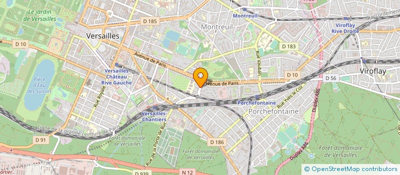 localisation de l'entreprise MADAME LAILA ALLEG à VERSAILLES