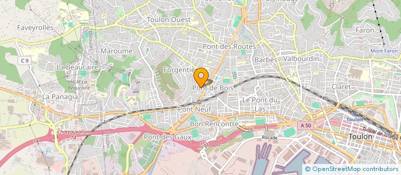 localisation de l'entreprise MADAME LAILA ANNOUH à TOULON
