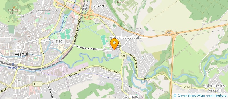 localisation de l'entreprise MADAME LAILA ARBIOU  FROTEY-LES-VESOUL