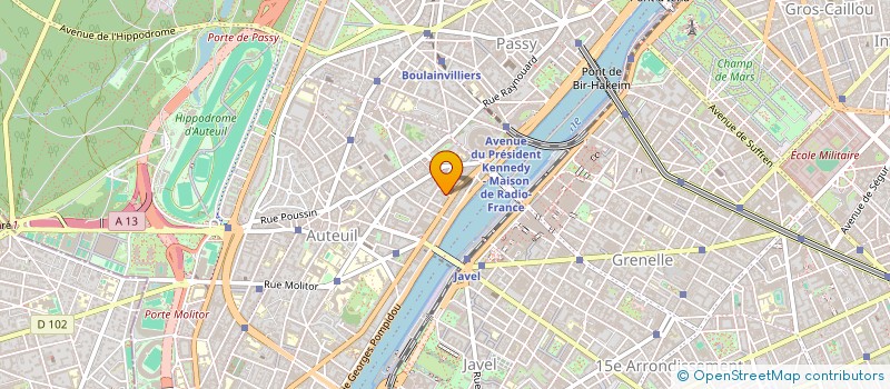 localisation de l'entreprise MADAME LAILA BAKKALI  PARIS