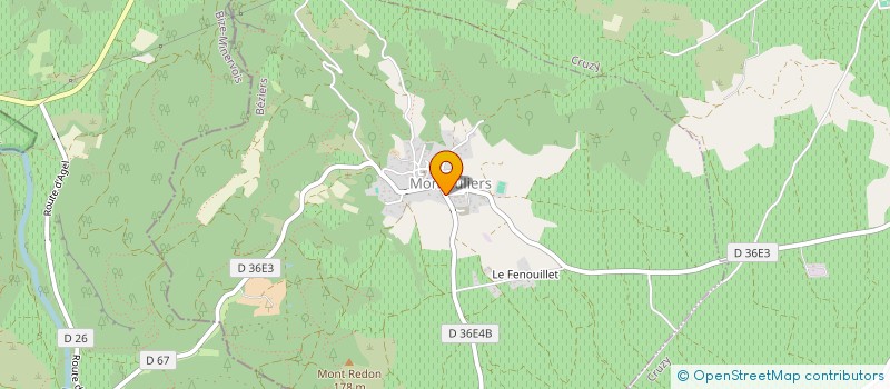 localisation de l'entreprise MADAME LAILA BELHAJ  MONTOULIERS