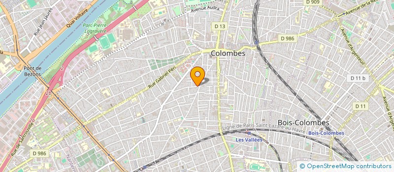 localisation de l'entreprise MADAME LAILA BELKADI à COLOMBES