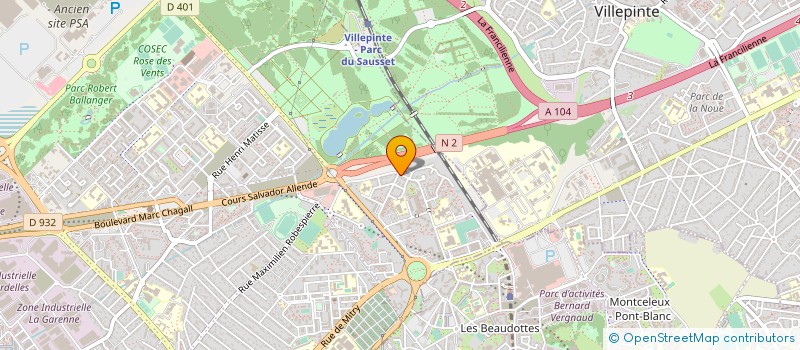 localisation de l'entreprise MADAME LAILA BEN MOUSSA à AULNAY-SOUS-BOIS