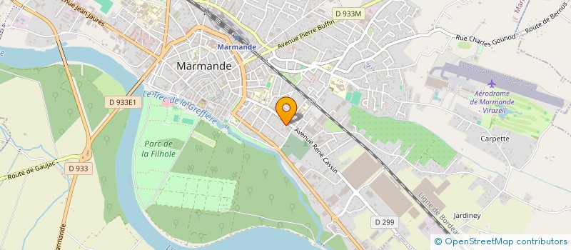 localisation de l'entreprise MADAME LAILA BENSAID  MARMANDE