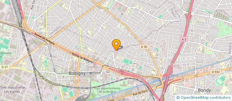 localisation de l'entreprise MADAME LAILA BOUADLA  BOBIGNY