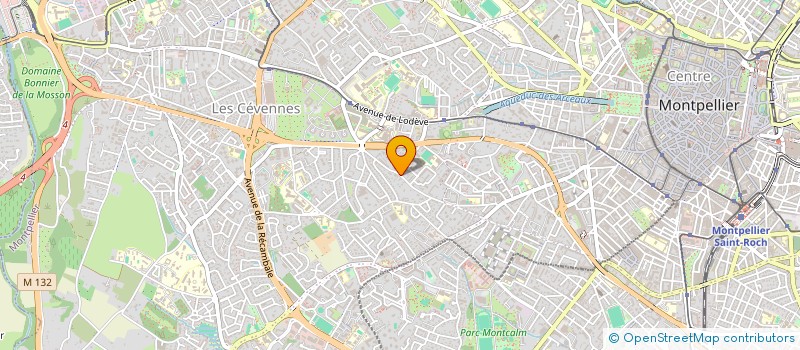 localisation de l'entreprise MADAME LAILA BOULHIMAS à MONTPELLIER