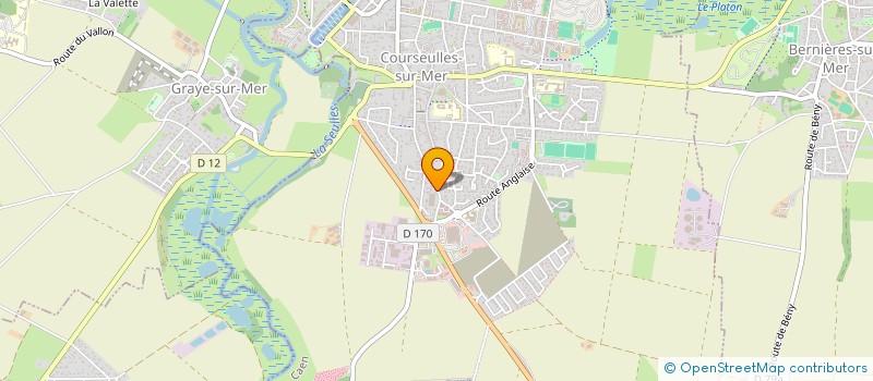 localisation de l'entreprise MADAME LAILA CHAOUCHE  COURSEULLES-SUR-MER