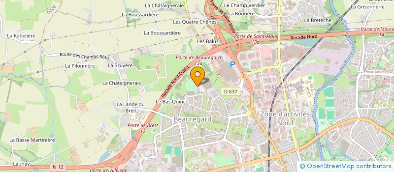 localisation de l'entreprise MADAME LAILA EL ABIDI  RENNES