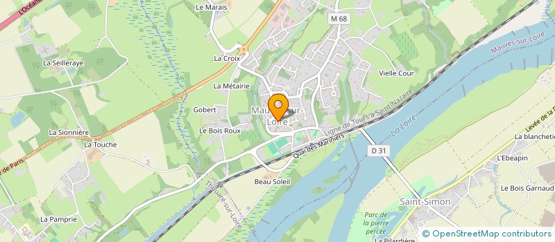 localisation de l'entreprise MADAME LAILA EL BOUCHIKHY  MAUVES-SUR-LOIRE