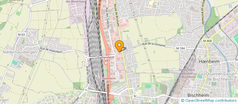 localisation de l'entreprise MADAME LAILA EL JADEYAOUI  SOUFFELWEYERSHEIM