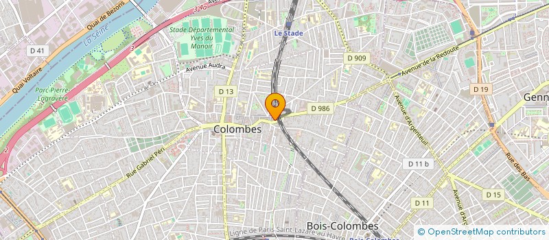 localisation de l'entreprise MADAME LAILA EL YAZYDY à COLOMBES