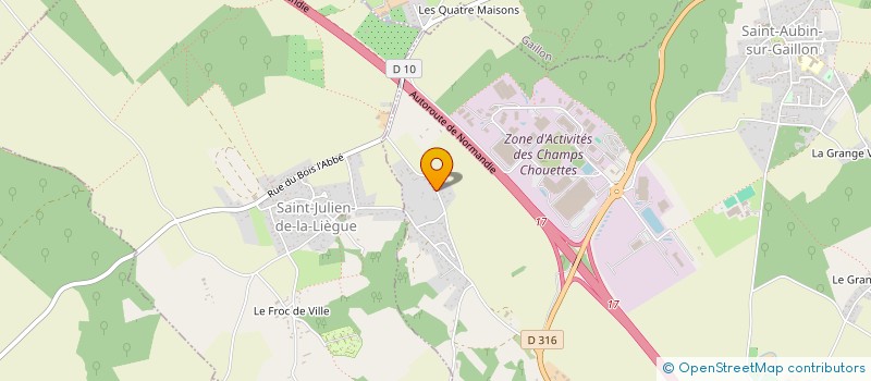 localisation de l'entreprise MADAME LAILA FATTOUCHE à SAINT-AUBIN-SUR-GAILLON