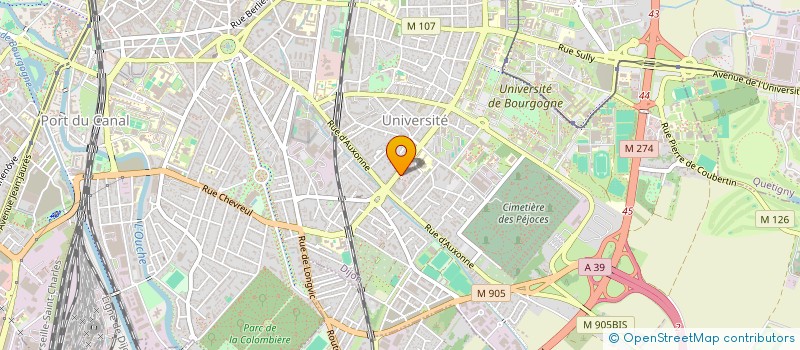 localisation de l'entreprise MADAME LAILA GAMPINE à DIJON