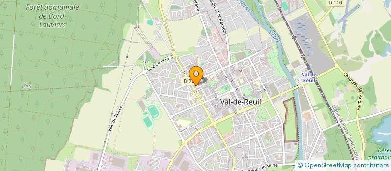 localisation de l'entreprise MADAME LAILA GARNIER à VAL-DE-REUIL