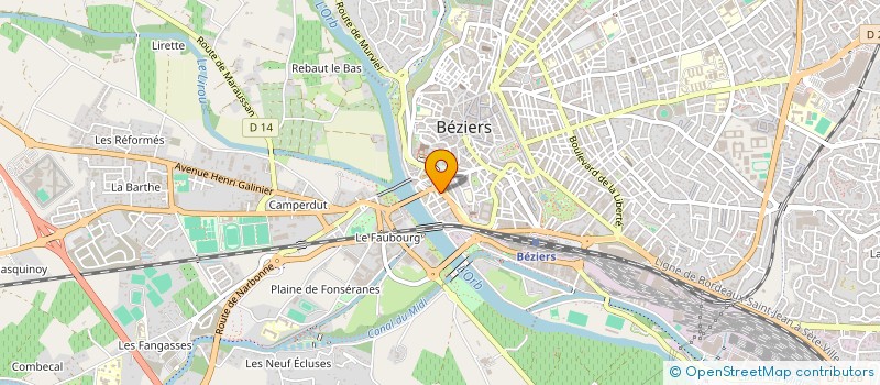 localisation de l'entreprise MADAME LAILA GUNDUZ à BEZIERS