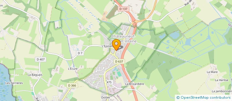 localisation de l'entreprise MADAME LAILA HDIDOU  CHATEAUNEUF-D'ILLE-ET-VILAINE