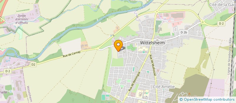 localisation de l'entreprise MADAME LAILA HOAREAU  HOCHSTATT