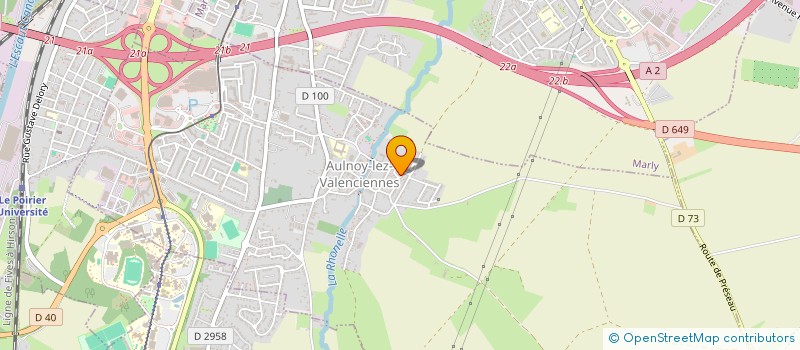 localisation de l'entreprise MADAME LAILA KHALEF  AULNOY-LEZ-VALENCIENNES