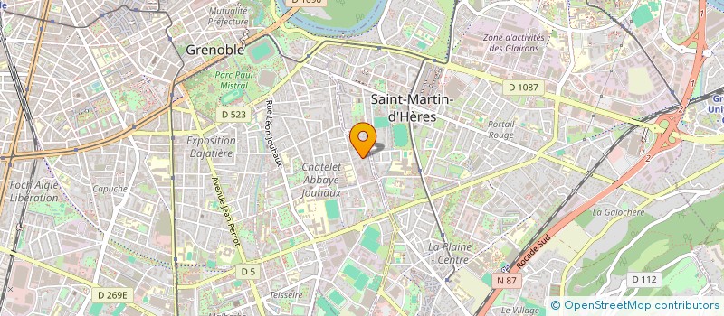 localisation de l'entreprise MADAME LAILA KHAMIS ABAKER SULIMAN  GRENOBLE