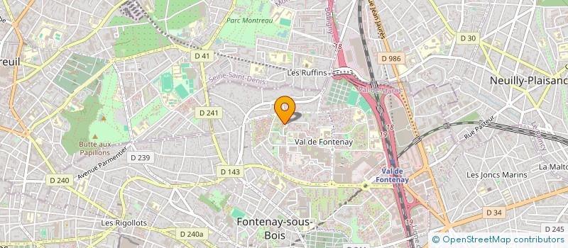 localisation de l'entreprise MADAME LAILA LABIAD à FONTENAY-SOUS-BOIS